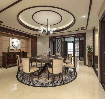 821 新中式餐厅卧室